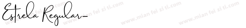Estrela Regular字体转换